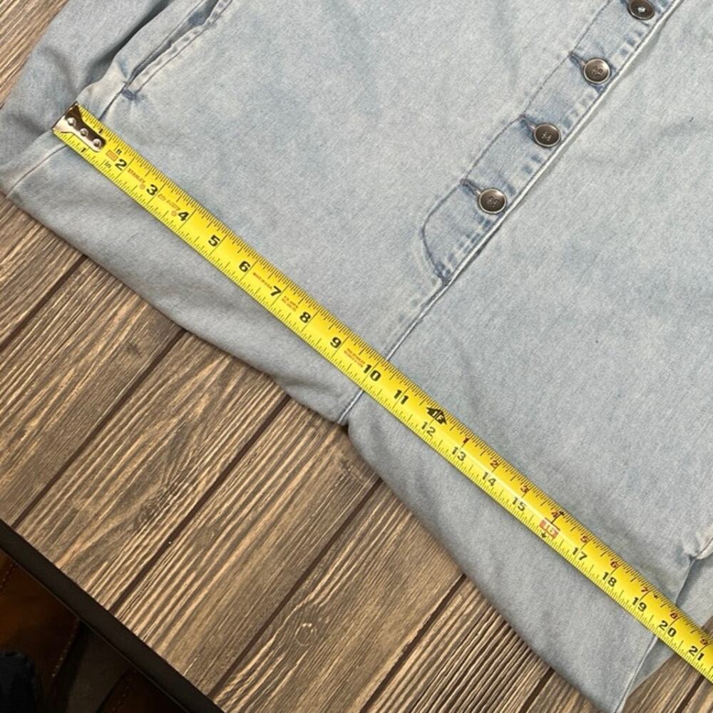 Billabong Denim‎ Overalls Button Front Jeans Y2K Sun Seeker Vintage Retro Farm L - Picture 4 of 10